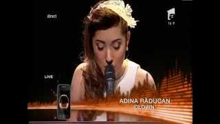 Emeli Sandé  quotClownquot Interpretarea Adinei Răducan la X Factor [upl. by Ecnesse386]