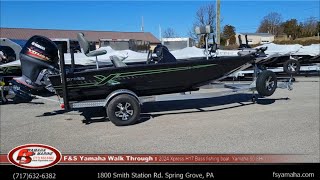 2024 Xpress H17 Bass fishing boat Yamaha 90 SHO F amp S Yamaha Hanover PA [upl. by Jose]