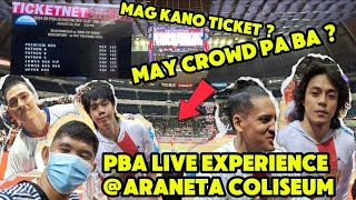 PBA LIVE EXPERIENCE AT ARANETA COLISEUM I MAY CROWD PA BA  MAGKANO ANG TICKET [upl. by Risa]