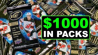 Opening 1000 Worth of Packs of 202324 Upper Deck Ice Hockey Hobby [upl. by Orling]