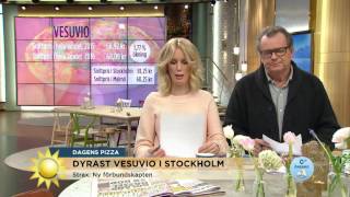 Här finns den dyraste pizzan  Nyhetsmorgon TV4 [upl. by Ethelstan248]