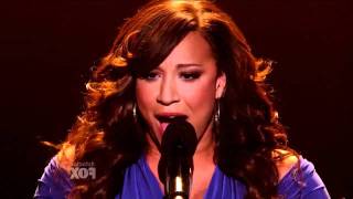 X Factor USA  Melanie Amaro  The worlds Greatest  Live Show 5  Top 9 [upl. by Adrien]