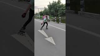 Skating skills 💥dinhata skatingshoes skater Skating video reels Shot video [upl. by Carolann913]