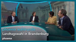 phoenix wahlrunde Landtagswahl in Brandenburg [upl. by Arnold]