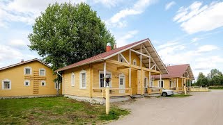 Lapland Hotels Ounasvaara Chalets Rovaniemi Finland [upl. by Siramad]