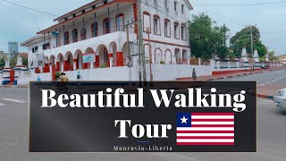 Liberia  WALKING From CROWN Hill To DUCOR  Monrovia Liberia Walking Tour Video [upl. by Eillom]