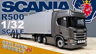 NEW  SCANIA R500 6x2 amp KNAPEN WALKING FLOOR trailer by MarGe  132 Scale [upl. by Henrion]