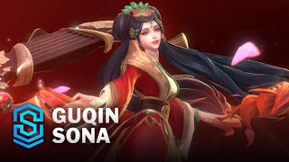 Guqin Sona Wild Rift Skin Spotlight [upl. by Denbrook650]