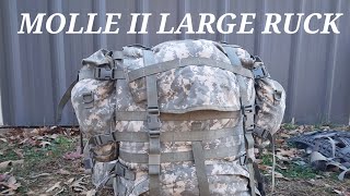 MOLLE II Large Rucksack Setup Tips And Ramblings [upl. by French]