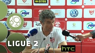 Conférence de presse Nîmes Olympique  AJ Auxerre 21  20152016 [upl. by Kifar]