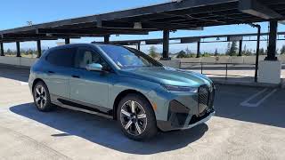 First look at the 2025 iX xDrive50 in Blue Ridge Mountain Metallic  4K [upl. by Albarran598]