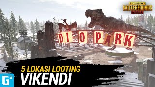 5 LOKASI LOOTING TERBAIK DI VIKENDI  PUBG Mobile [upl. by Esma]