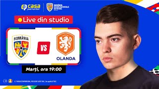 ROMANIA  OLANDA LIVE REACTII EURO 2024 [upl. by Leagiba393]