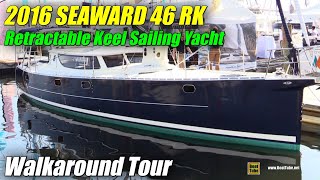 2016 Seaward 46 RK Retractable Keel Sailing Yacht  Deck interior Walkaround  2015 Annapolis Sail B [upl. by Ocirne]