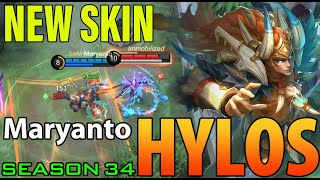 Bloodhoof Marauder Hylos New ELITE Skin  Season 34 Recharge Skin Gameplay by Maryanto  MLBB [upl. by Feinberg586]