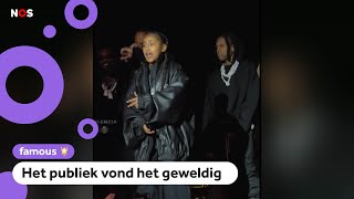 North 10 zingt eigen nummer bij concert van haar vader Kanye West [upl. by Neukam]