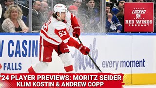 24 Player Previews Moritz Seider Klim Kostin amp Andrew Copp [upl. by Beaufert]