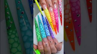 nail vlog come get pride nails with me 🏳️‍🌈💅🏻 extra long pride nail art inspo QueenVivSupreme [upl. by Ribaj]