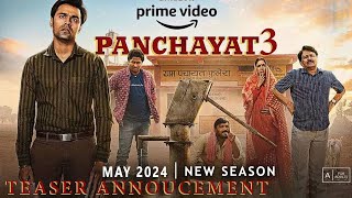 Panchayat Season 3 Official TEASER Announcement  Official Trailer release date  PrimeVideoIN [upl. by Idnahr]