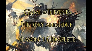 Game of Thrones  Histories and Lore  Season 1 Complete  ENG and TR Subtitles [upl. by Sandy244]