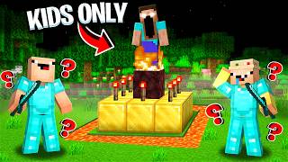 I Trolled Kids With SCARY MYTHS In Minecraft Kids Only Server [upl. by Indnahc]