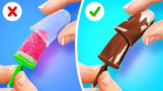 REAL FOOD VS CHOCOLATE FOOD CHALLENGE  Yummy Food Challenge By 123 GO Like [upl. by Sardse245]