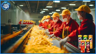 Explore Inside the Factory How Millions of Pringles are Made in Factories  FoodTech Discovery [upl. by Lynnet]