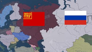 Гражданская война в России таймлапс 19181923 civil war in Russia Endsieg Ultimate Victory [upl. by Anaeg992]