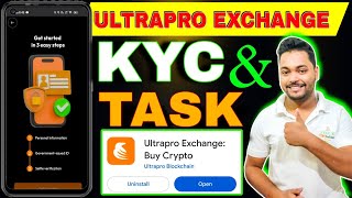 Ultrapro Exchange Withdrawal  Ultrapro Exchange KYC Kaise Kare  Ultrapro Exchange Task Kaise Kare [upl. by Notsla]