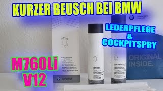 760Li V12 LowBudged CarPorn  Shoppen bei BMW  Lederpflege und Cockpitspray [upl. by Klement]