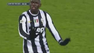 Paul Pogba Amazing Two Goals vs Udinese [upl. by Orteip]