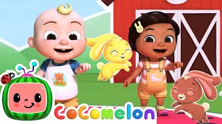 Hop Little Bunnies Dance  CoComelon Animal Time  Animal Nursery Rhymes [upl. by Leelahk]