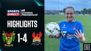 Peachey scores FOUR  Mid Ulster Ladies 14 Lisburn Ladies  sportsdirectprem [upl. by Ailiec]