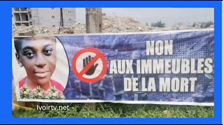 Effondrement dimmeuble à Angré Un procès prévu le 12 Mai père dune défunte [upl. by Laurena]