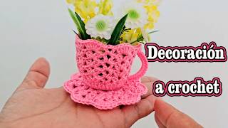 ✨ IDEAS a CROCHET quotAprende a tejer Decoración a Ganchilloquot  Patrón elegante [upl. by Cordie]