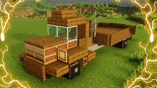 COMO CONSTRUIR UM CAMINHÃO NO MINECRAFT [upl. by Llereg]