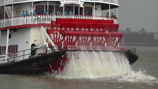 Mississippi Steamboat Natchez Horn  very loud [upl. by Miko]