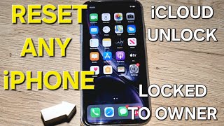 Reset Any iPhone 45678X111213141516 Locked to Owner✔️iCloud Unlock Success [upl. by Nannerb]