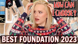 Favourite FOUNDATIONS of 2023  Luxury Affordable amp Cruelty Free [upl. by Oynotna]