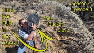 Fossicking fun and the Bucket Sieve [upl. by Nyraa]