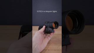 aimpoint vs eotech  red dots or holographic sights shorts youtubeshorts ar15 holosun [upl. by Arteid]