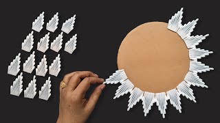 Beautiful Wall Hanging Using Cotton Earbuds Easy Paper Crafts For Home Decoration DIY Wall Hanging [upl. by Bausch]