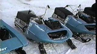 VSCA Great Lakes Ride In 1998 Vintage Snowmobile Show part 1 [upl. by Arobed]