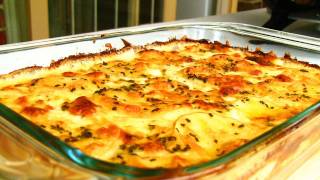 Cheesy Scalloped Potatoes Recipe [upl. by Araiek]