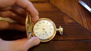 Servicing a Hampden Watch Co Pocket Watch [upl. by Margarete]