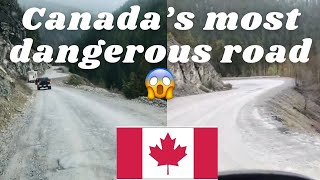 😱DEATH DEFYING FAMILY ROAD TRIP  CANADA’S MOST DANGEROUS ROAD  INSANE CLIFF TO LUSSIER HOT SPRINGS [upl. by Rubetta]