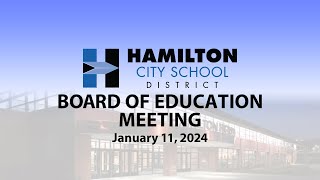 HCSD Board of Education Meeting 11124 [upl. by Cyler456]