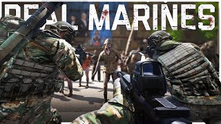 REAL MARINES ZOMBIE EXTRACTION ACTION  EP 3  marines extraction scum [upl. by Buzzell]