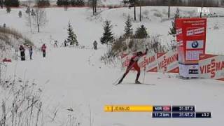 Therese Johaug destroys Kowalczyk and Bjørgen in Rybinsk 15 km Skiathlon [upl. by Beedon805]