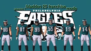 madden 25 franchise mode philadelphia eagles week 11 [upl. by Tnomal]